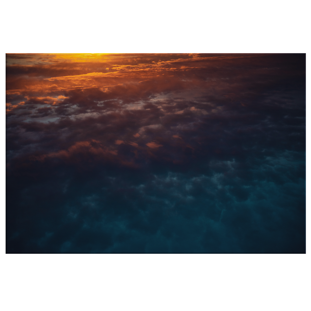 Cloudy Sunset - Canvas