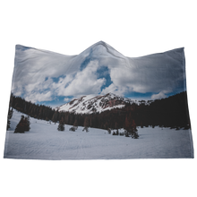 Load image into Gallery viewer, Snowy Mountain - Hooded Blanket