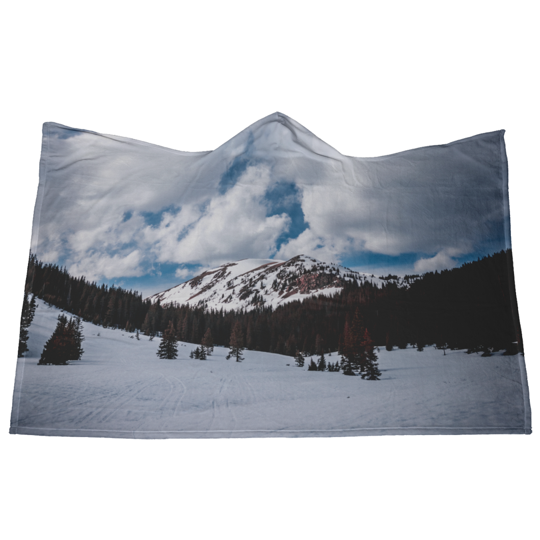 Snowy Mountain - Hooded Blanket