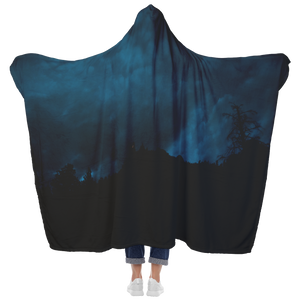 Moody Clouds - Hooded Blanket