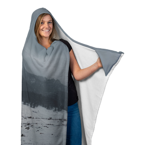 Foggy Chautauqua  - Hooded Blanket