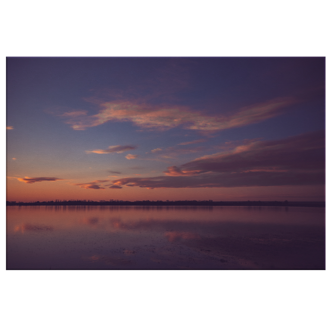 Clouds Reflection - Canvas