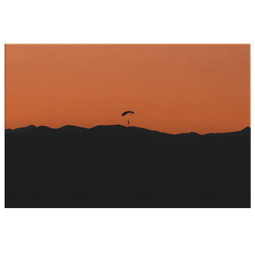 Skydiving Sunset - Canvas