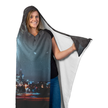 Load image into Gallery viewer, Two Worlds - Hooded Blanket