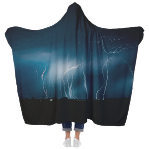 Lightning Strikes - Hooded Blanket