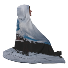 Load image into Gallery viewer, Snowy Mountain - Hooded Blanket