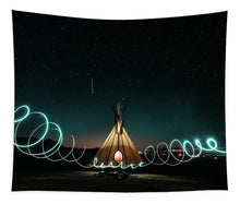 Load image into Gallery viewer, Light Painting Joshua Tree - Tapestry - UrbanImpression