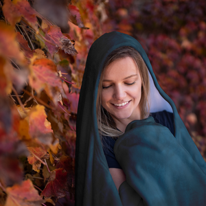 Moody Clouds - Hooded Blanket