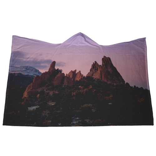 Garden of the Gods - Hooded Blanket