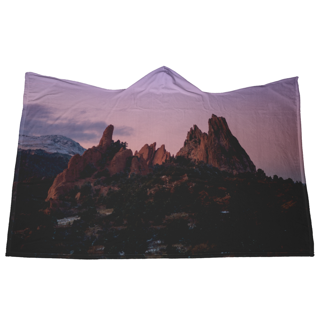 Garden of the Gods - Hooded Blanket