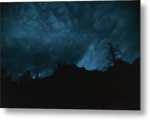 Moody Clouds - Metal Print