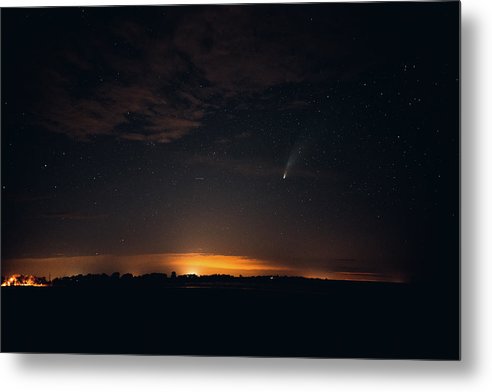 NEOWISE Comet - Metal Print