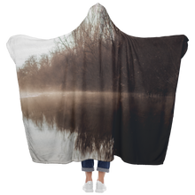 Load image into Gallery viewer, Foggy River - Hooded Blanket