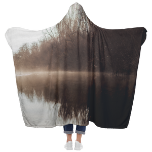 Foggy River - Hooded Blanket