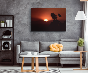 Sunflower Silhouette - Canvas