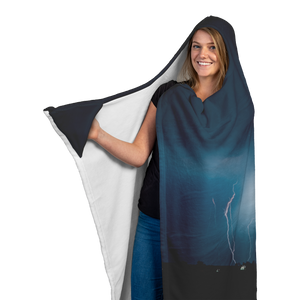 Lightning Strikes - Hooded Blanket