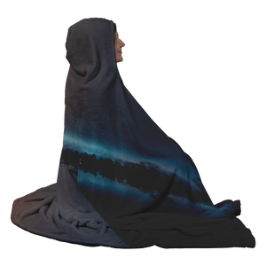 Midnight Pond - Hooded Blanket