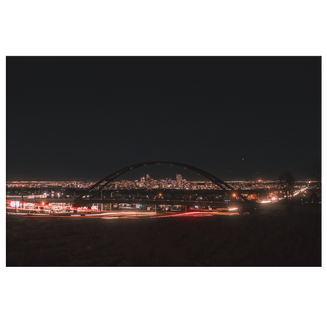 Denver 6th Ave Bridge - Canvas