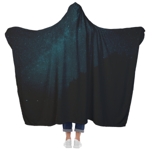 Tilted Milky Way - Hooded Blanket