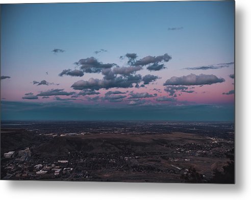 Pink Sunset - Metal Print