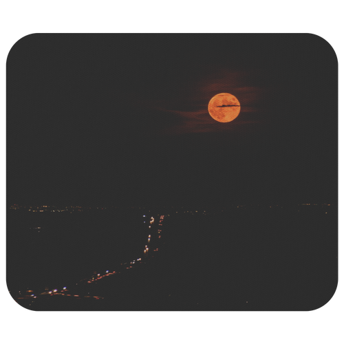 Full Moon Hwy 36 - Mousepad