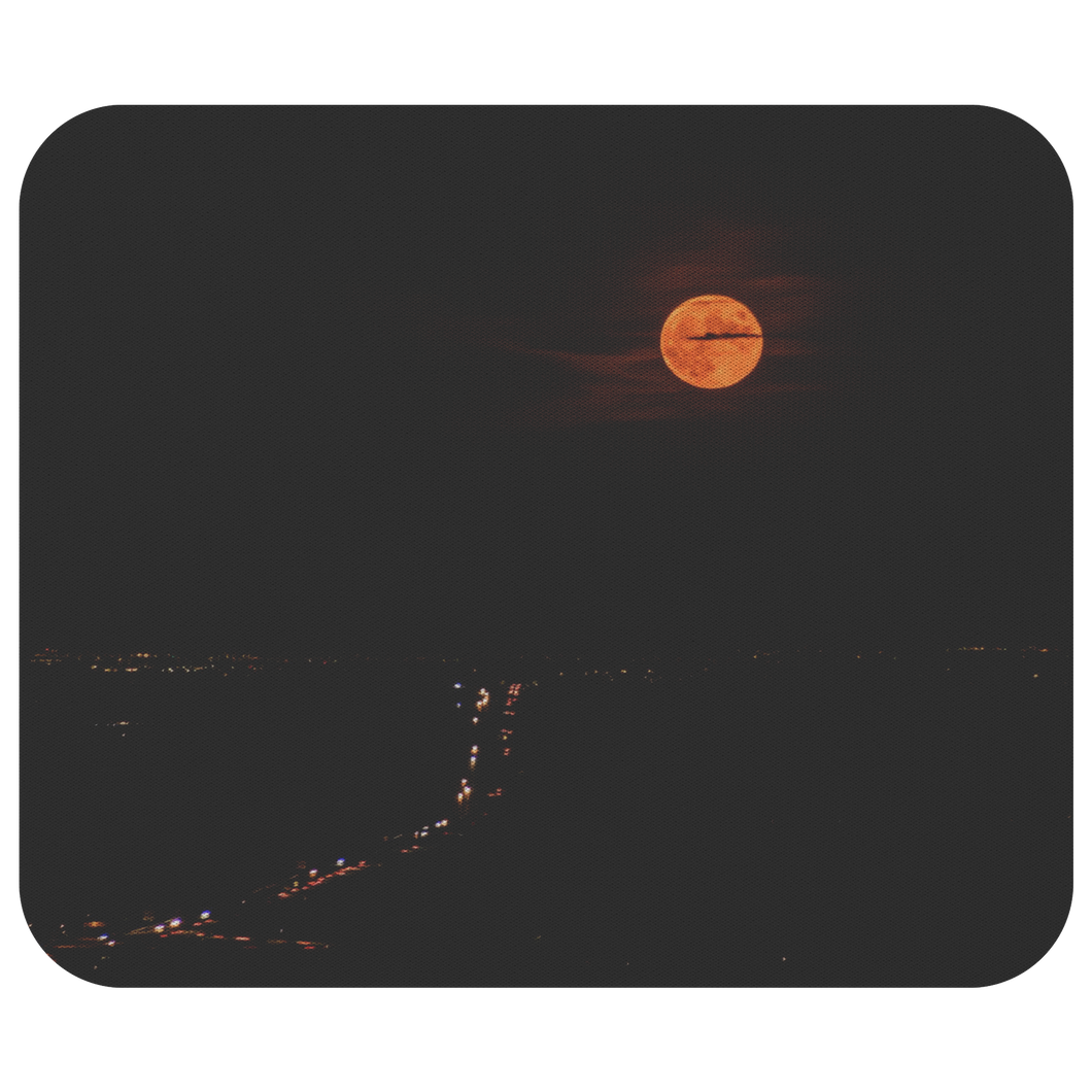 Full Moon Hwy 36 - Mousepad