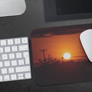 Sunset Powerlines - Mousepad