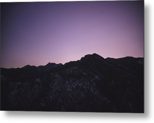 Purple Sky - Metal Print