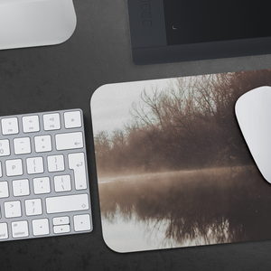 Foggy River - Mousepad