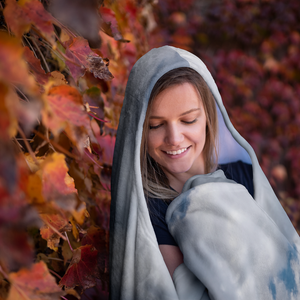 Snowy Mountain - Hooded Blanket