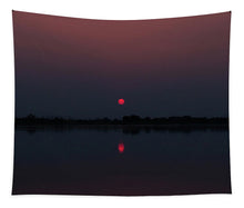 Load image into Gallery viewer, Red Sun Reflection - Tapestry