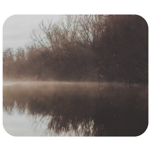 Foggy River - Mousepad