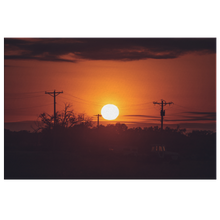 Load image into Gallery viewer, Sunset Powerlines - Canvas