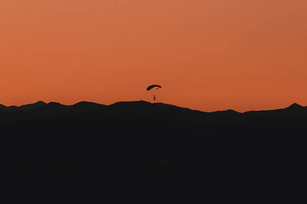 Skydiving Sunset - Print