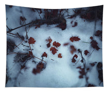 Load image into Gallery viewer, Snowy Leaves - Tapestry