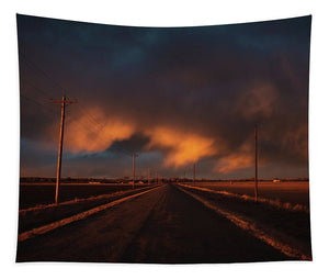 Storm Sunset - Tapestry