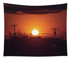 Sunset Powerlines - Tapestry