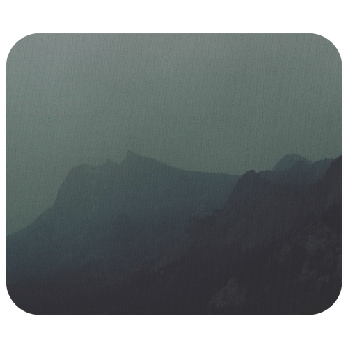 Foggy Mountains - Mousepad