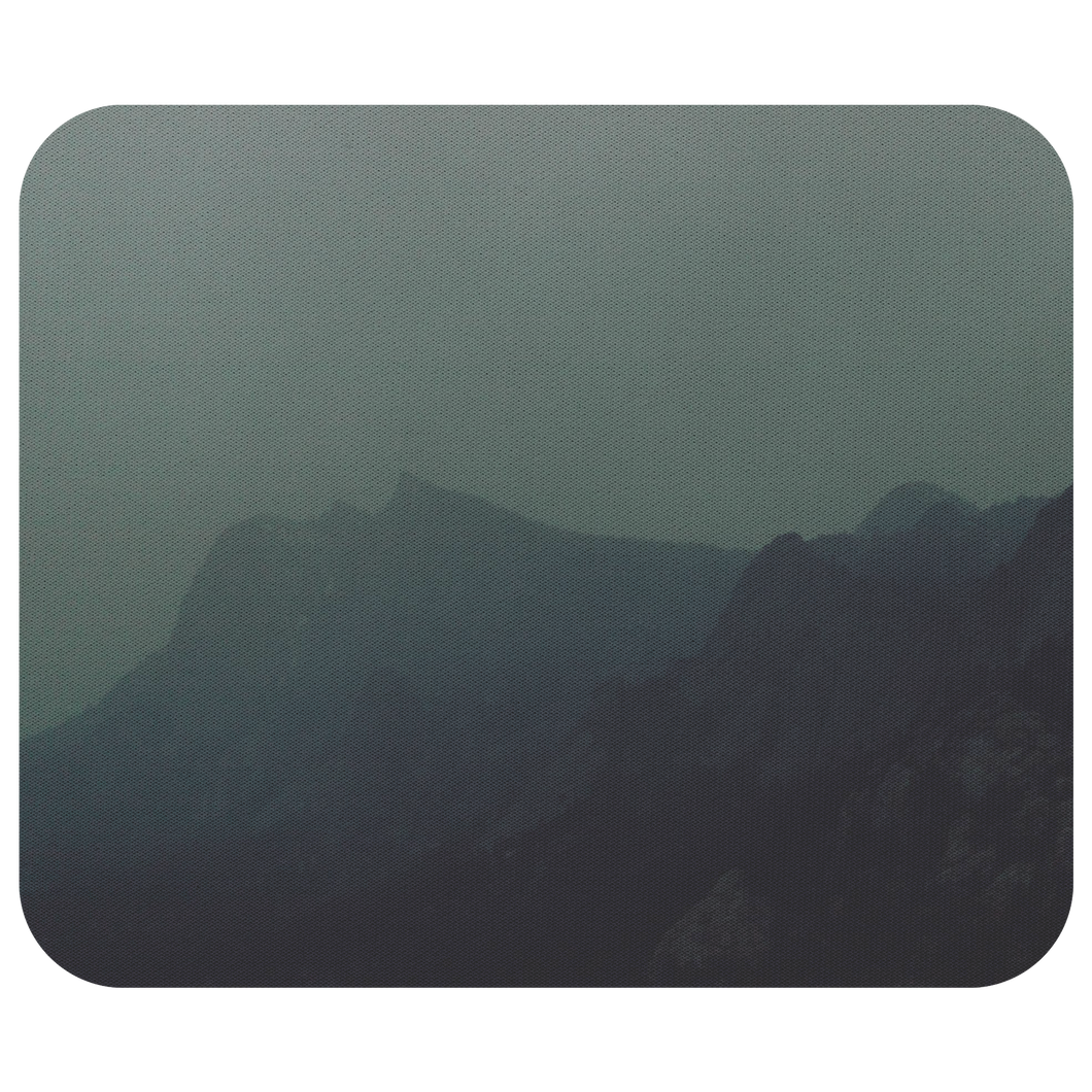 Foggy Mountains - Mousepad