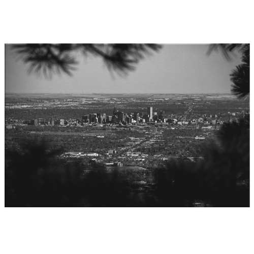 Denver from Lookout - Canvas