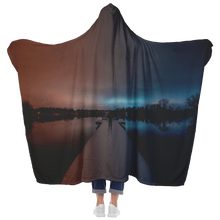 Cargar imagen en el visor de la galería, Midnight Pond - Hooded Blanket