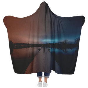 Midnight Pond - Hooded Blanket