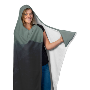 Foggy Mountains - Hooded Blanket