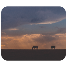 Laden Sie das Bild in den Galerie-Viewer, Horses at Sunset - Mousepad