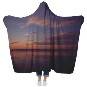 Clouds Reflection - Hooded Blanket