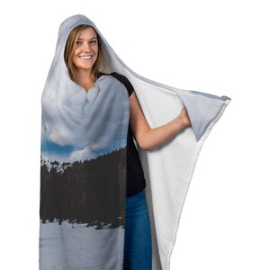 Snowy Mountain - Hooded Blanket