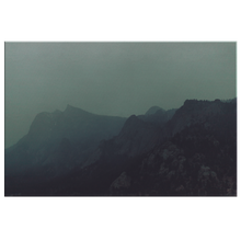 Load image into Gallery viewer, Foggy Mountains - Canvas