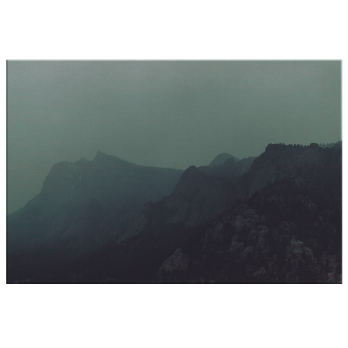 Foggy Mountains - Canvas