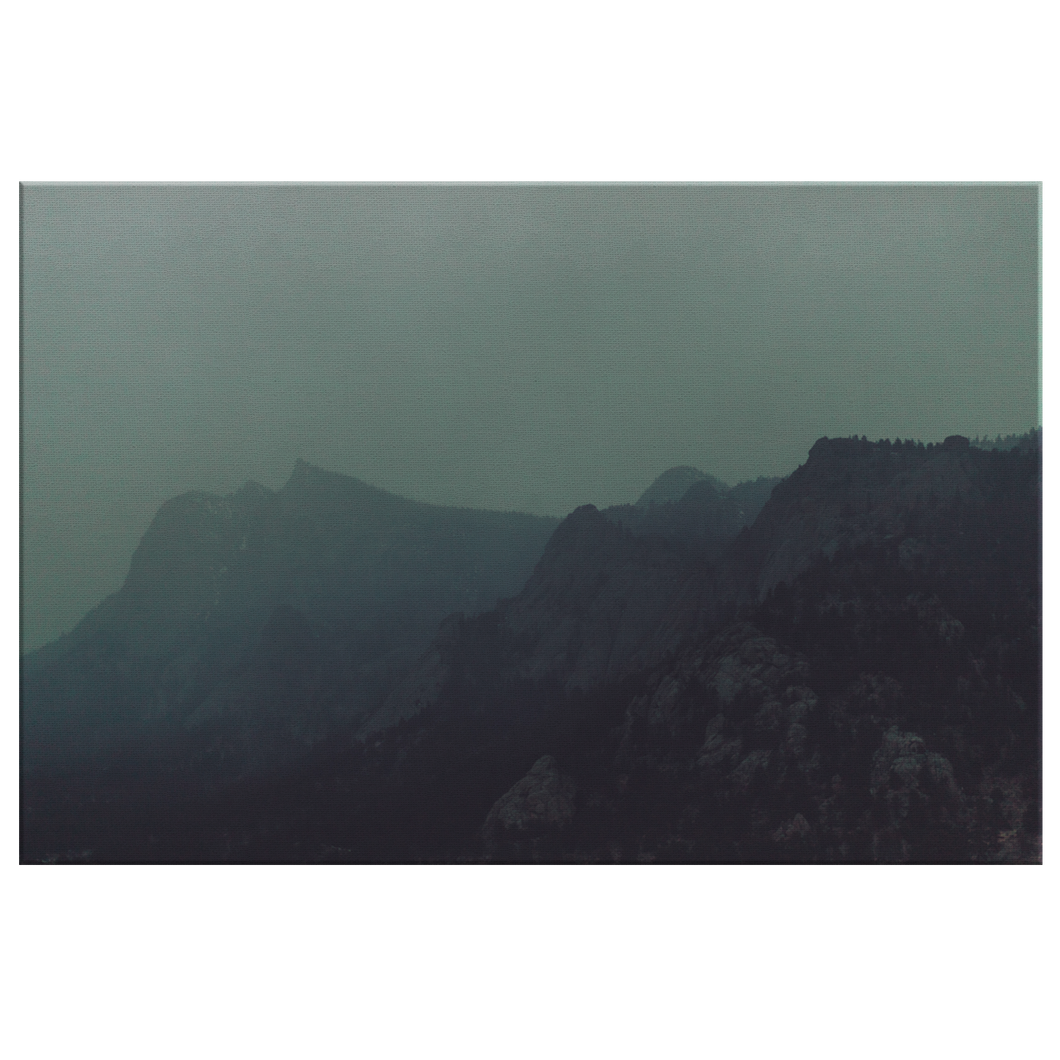 Foggy Mountains - Canvas