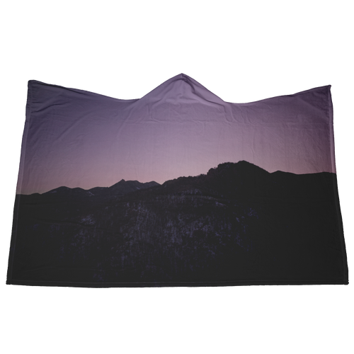 Purple Sky - Hooded Blanket